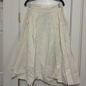 NWT Derek Lam white/cream skirt